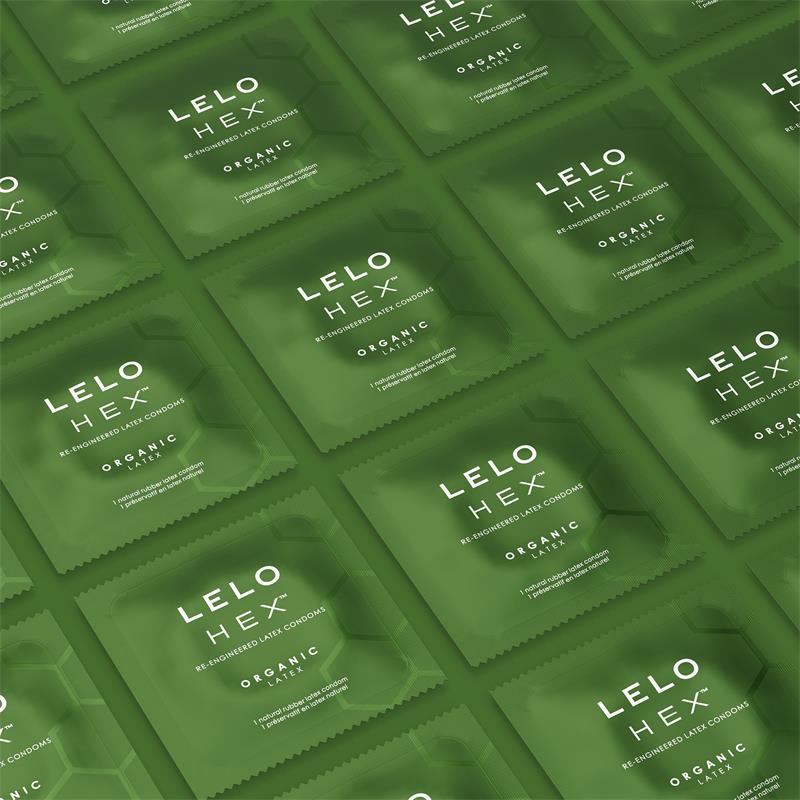 LELO - HEX CONDOMS ORGANIC 3 UNITS