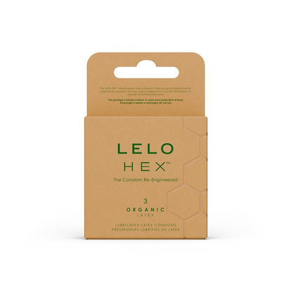 LELO - HEX CONDOMS ORGANIC 3 UNITS