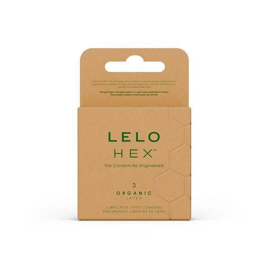 LELO - HEX CONDOMS ORGANIC 3 UNITS
