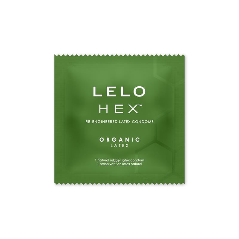 LELO - HEX CONDOMS ORGANIC 3 UNITS