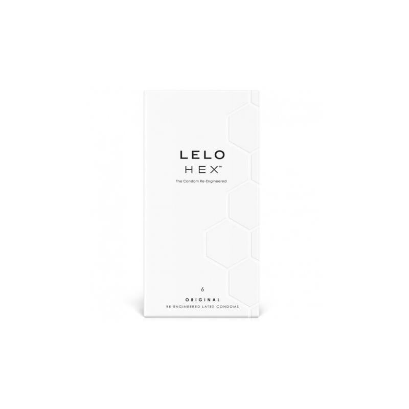 LELO - PRÉSERVATIFS HEX ORIGINAL BOÎTE DE 6