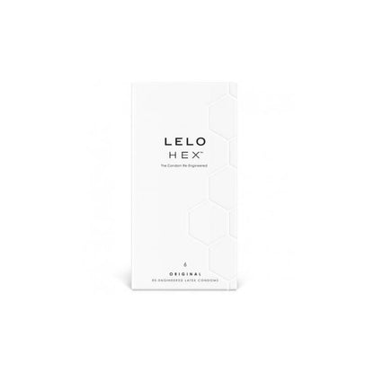 LELO - PRÉSERVATIFS HEX ORIGINAL BOÎTE DE 6