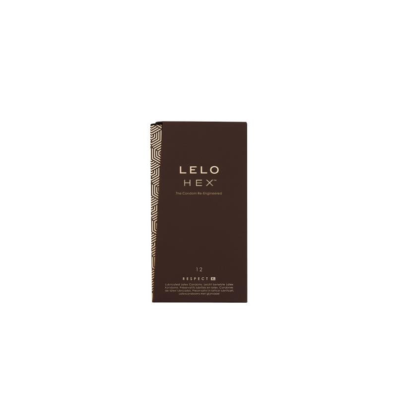 LELO - CONDONES HEX RESPECT XL PAQUETE DE 12
