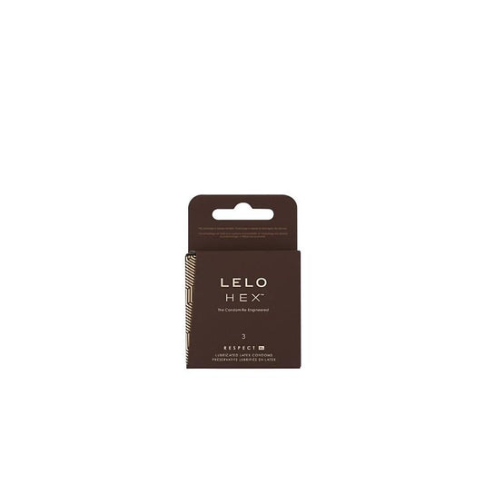 LELO - HEX RESPECT XL CONDOMS 3 PACK