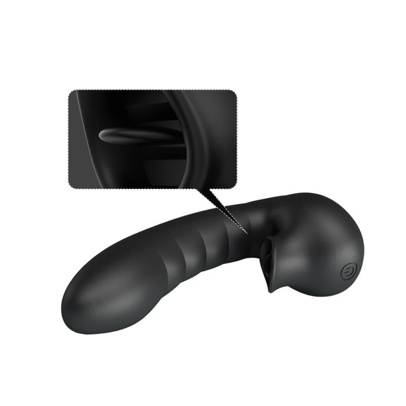 PRETTYLOVE - HOBGOBLIN FINGER SLEEVE VIBRATION AND STIMULATING TONGUE