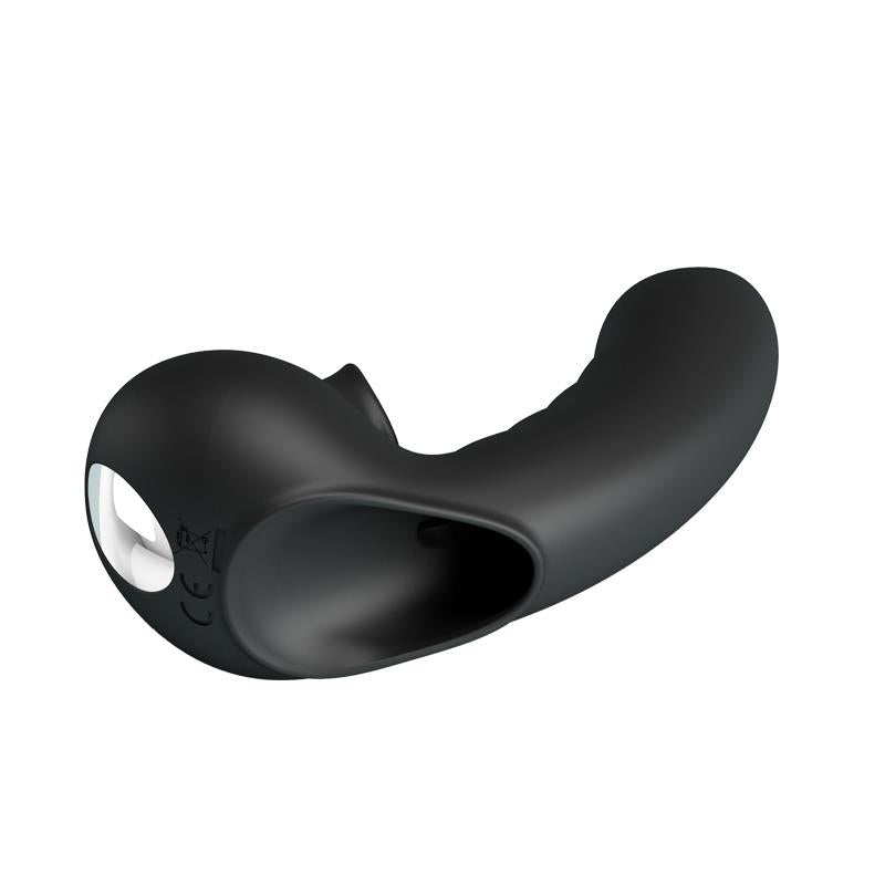 PRETTYLOVE - HOBGOBLIN FINGER SLEEVE VIBRATION AND STIMULATING TONGUE