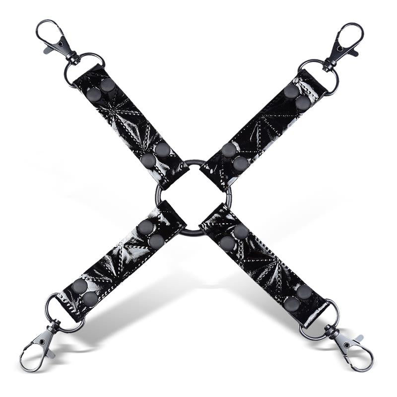 BLACK SAPPHIRE - HOG TIE SAPPHIRE VEGAN LEATHER