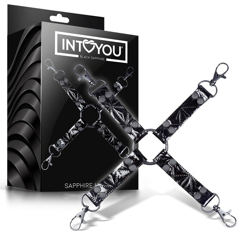BLACK SAPPHIRE - HOG TIE SAPPHIRE VEGAN LEATHER