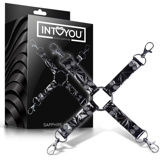 BLACK SAPPHIRE - HOG TIE SAPPHIRE VEGAN LEATHER