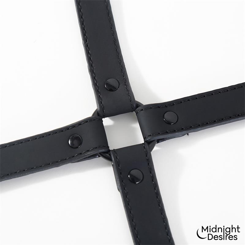 MIDNIGHT DESIRES - HOGTIE CROSS BAR HAND AND ANKLE CUFFS