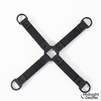 MIDNIGHT DESIRES - HOGTIE CROSS BAR HAND AND ANKLE CUFFS