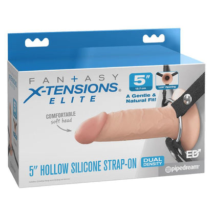 FANTASY X-TENSIONS - HOLLOW SILICONE STRAP-ON 5