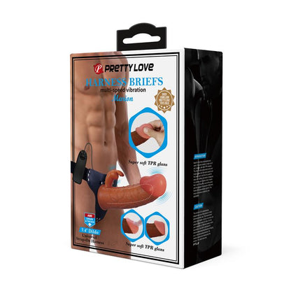 PRETTYLOVE - HOLLOW STRAP-ON DILDO WITH VIBRATION 7.4 MAVION