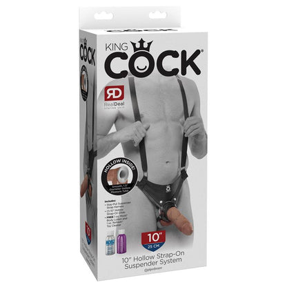 KING COCK - HOLLOW STRAP-ON SUSPENDER SYSTEM 10 TAN