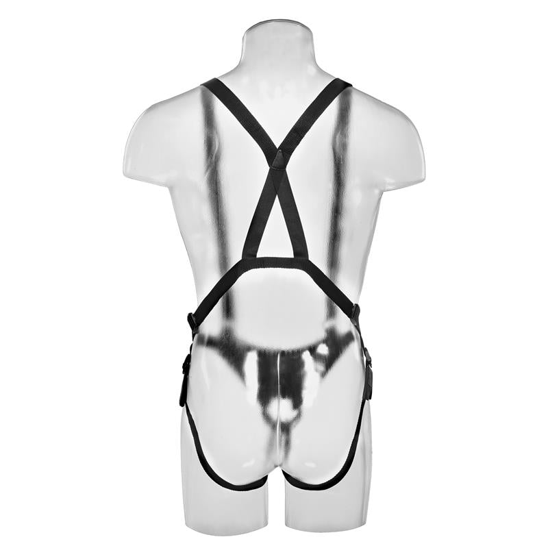 KING COCK - HOLLOW STRAP-ON SUSPENDER SYSTEM 10 TAN