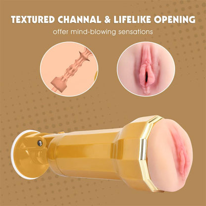 CHISA - HOLLY VIBRATING REALISTIC VAGINA MASTURBATOR