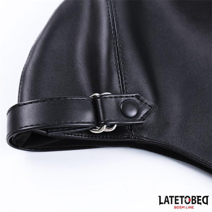 LATETOBED BDSM LINE - HOOD BLACK