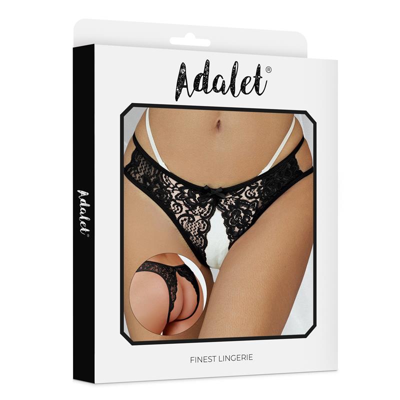 ADALET LINGERIE - HOPE OPEN PANTY BLACK
