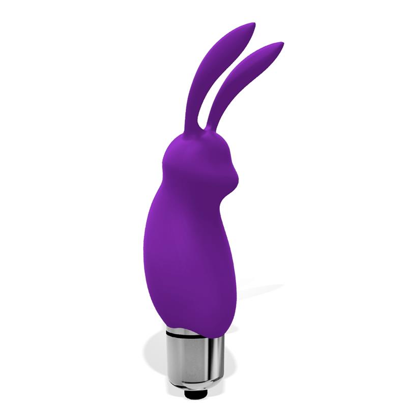 LATETOBED - HOPYE RABBIT VIBRATING BULLET SILICONE PURPLE
