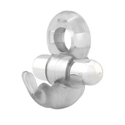 LATETOBED - HORIZON VIBRATING PENIS RING WITH RABBIT CLEAR