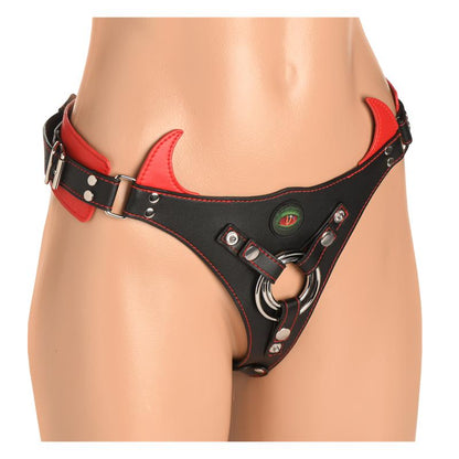 CREATURE COCKS - HORNY DEVIL STRAP-ON HARNESS