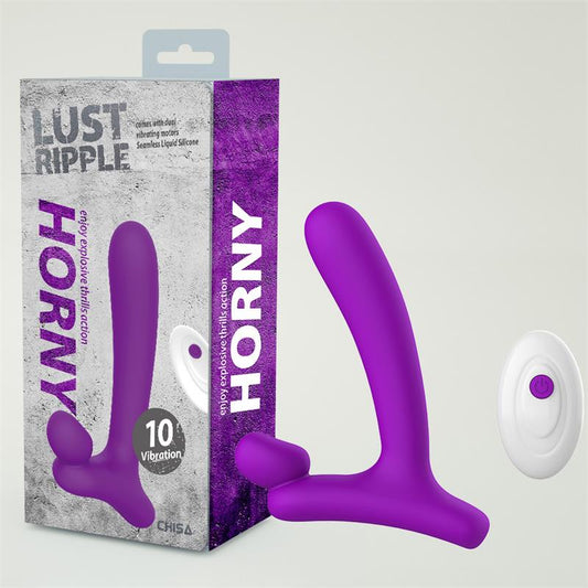 CHISA - HORNY HUNTER VIBRATING ANAL PLUG WITH REMOTE CONTROL LIQUID SILICONE USB