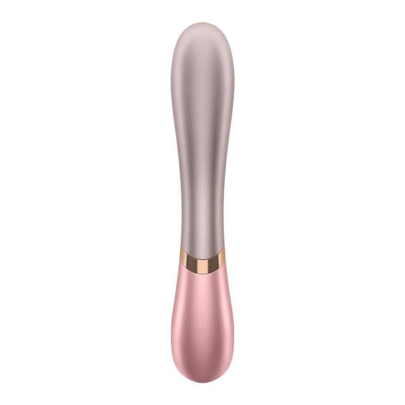 SATISFYER - HOT LOVER HEAT EFFECT VIBRATOR WITH APP DUO-PINK