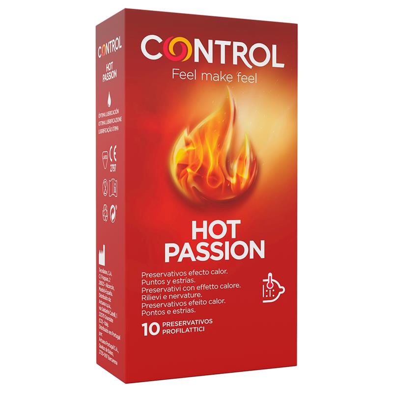 CONTROL - HOT PASSION WARMING EFFECT 10 UNITS