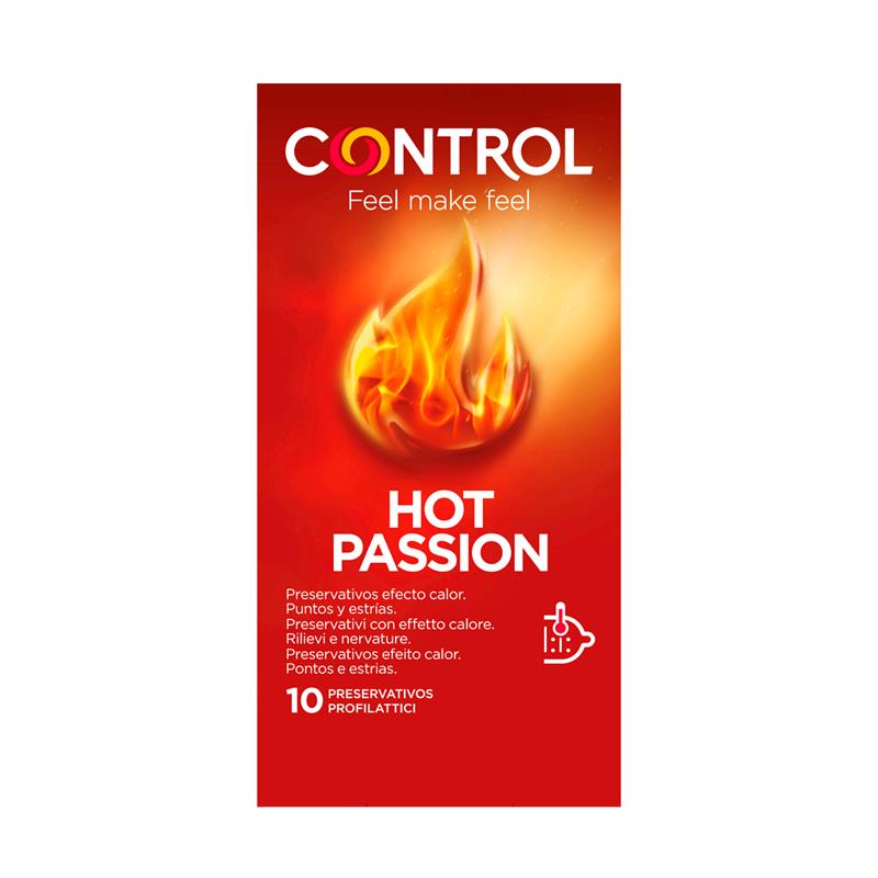 CONTROL - HOT PASSION WARMING EFFECT 10 UNITS