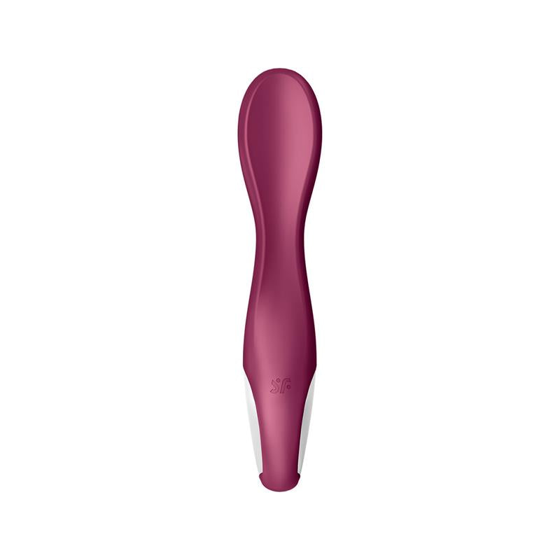 SATISFYER - HOT SPOT VIBE WITH HEAT FUNCTION G-SPOT USB SILICONE