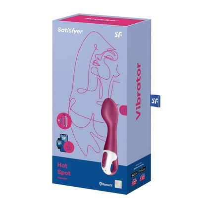 SATISFYER - HOT SPOT VIBE WITH HEAT FUNCTION G-SPOT USB SILICONE