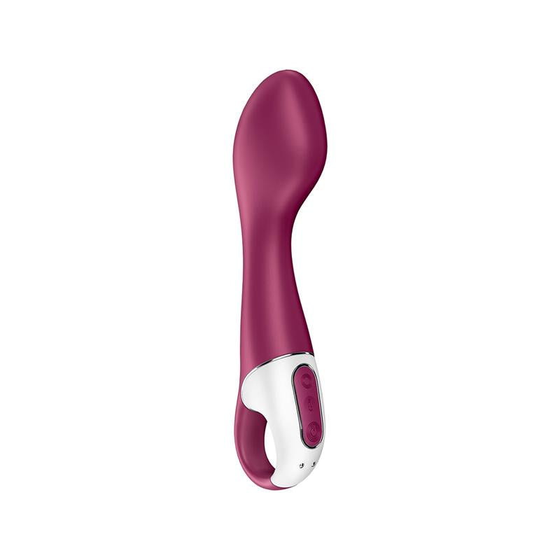 SATISFYER - HOT SPOT VIBE WITH HEAT FUNCTION G-SPOT USB SILICONE