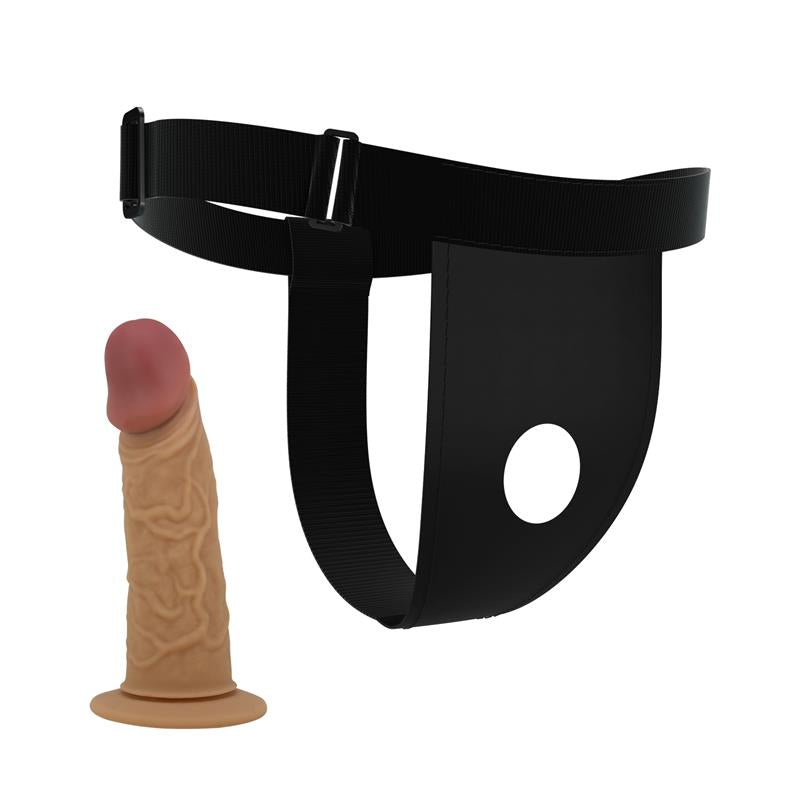 PRETTYLOVE - HOUSTON STRAP-ON HARNESS WITH HOLLOW DILDO