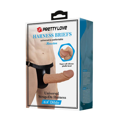 PRETTYLOVE - HOUSTON STRAP-ON HARNESS WITH HOLLOW DILDO
