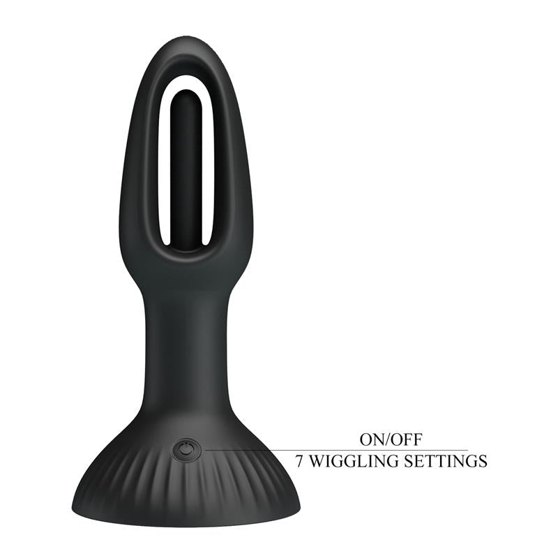 PRETTYLOVE - HUBERT ANAL PLUG WITH 7 WIGGLING