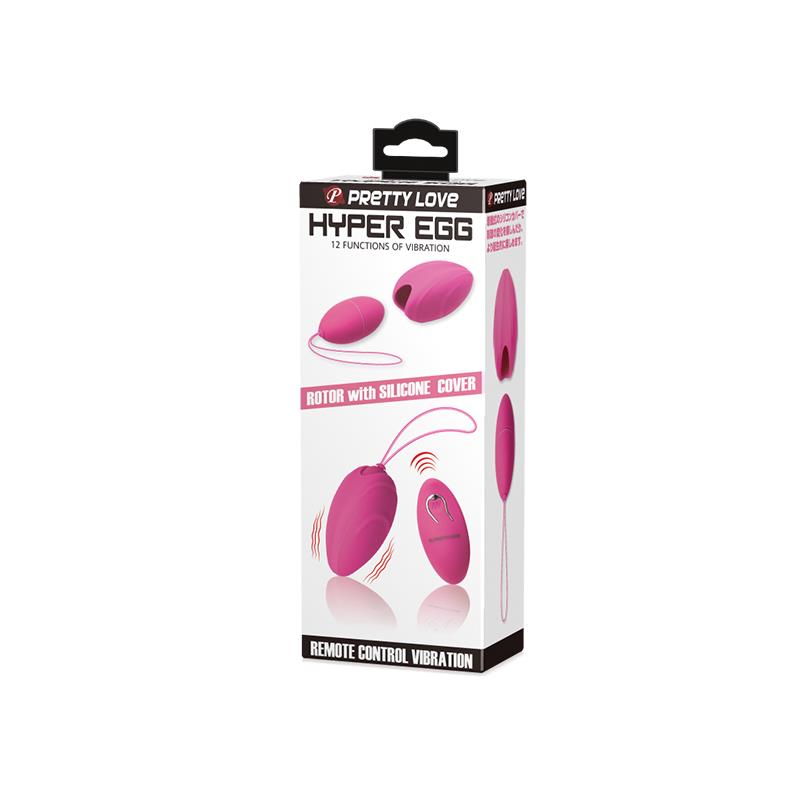 PRETTYLOVE - HUEVO A CONTROL REMOTO SILICONE COVER CLAVE 72