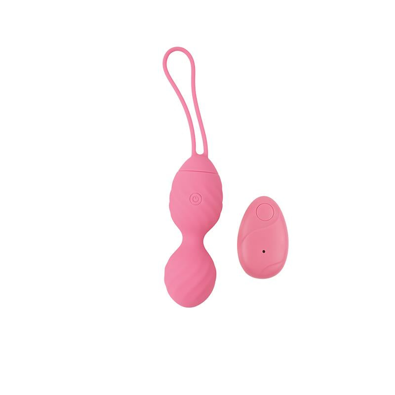 CHISA - HUEVO VIBRADOR CON CONTROL REMOTO, TEXTURIZADO, SILICONA, USB, 7.4