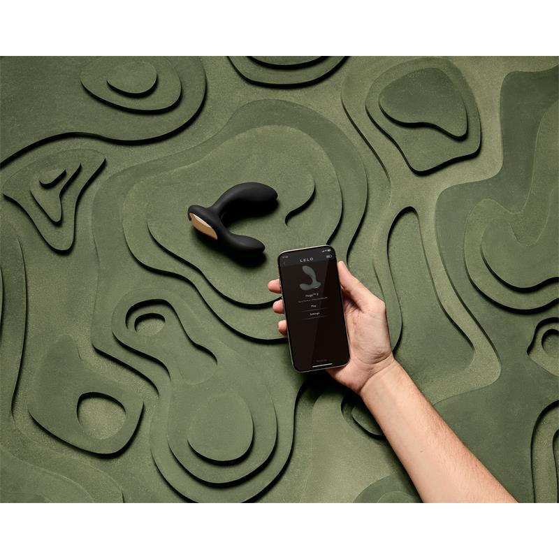 LELO - HUGO 2 PROSTATE MASSAGER WITH BLACK APP