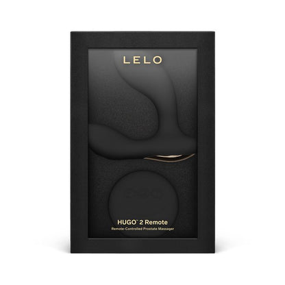 LELO - HUGO 2 REMOTE CONTROL PROSTATE MASSAGER BLACK