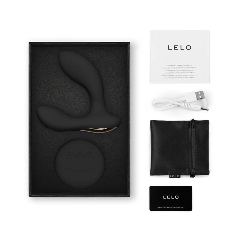 LELO - HUGO 2 REMOTE CONTROL PROSTATE MASSAGER BLACK