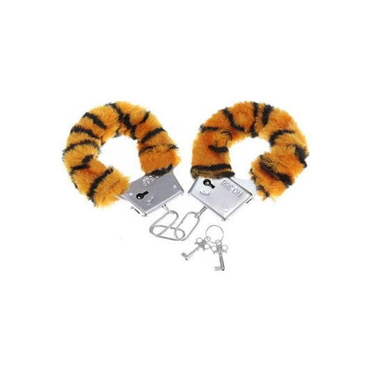 DIVERTY SEX - HUNDCUFFS WITH FUR TIGRE