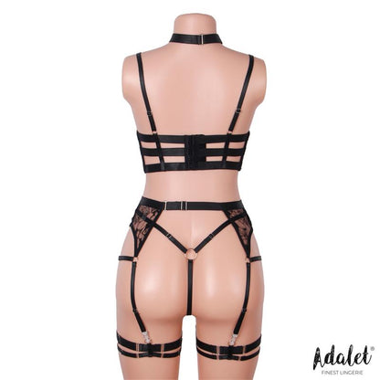 ADALET LINGERIE - HYACINTH BRA GARTER SET AND THONG