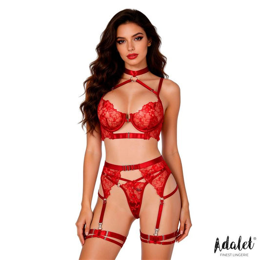 ADALET LINGERIE - HYACINTH BRA GARTER SET AND THONG