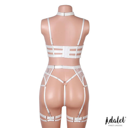 ADALET LINGERIE - HYACINTH BRA GARTER SET WITH THONG