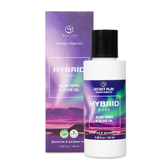 SECRET PLAY - HYBRID ORGANIC LUBRICANT ALOE VERA AND OLIVE OIL 100 ML