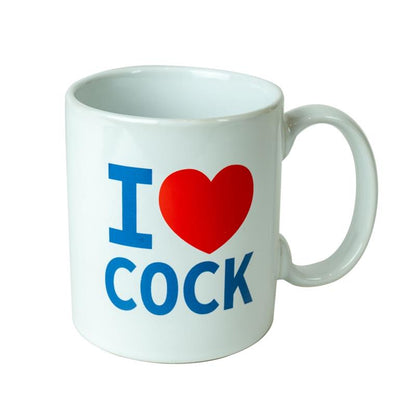 SPENCER & FLEETWOOD - I LOVE COCK CERAMIC MUG