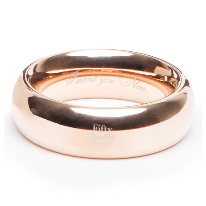 FIFTY SHADES FREED - I WANT YOU NOW STEEL LOVE RING