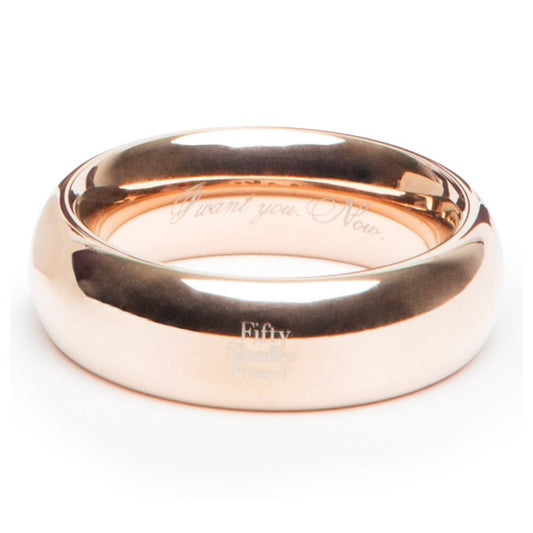 FIFTY SHADES FREED - I WANT YOU NOW STEEL LOVE RING