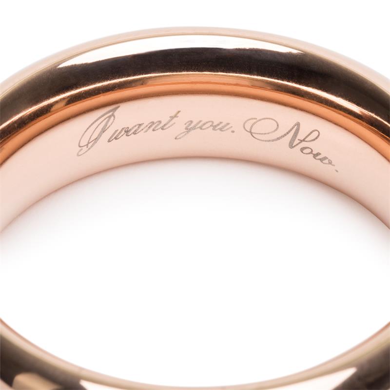 FIFTY SHADES FREED - I WANT YOU NOW STEEL LOVE RING