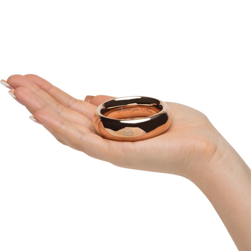FIFTY SHADES FREED - I WANT YOU NOW STEEL LOVE RING